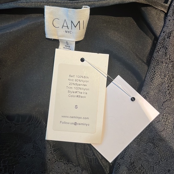 NWT Cami NYC The Iris Bodysuit in Black Silk - Picture 5 of 5